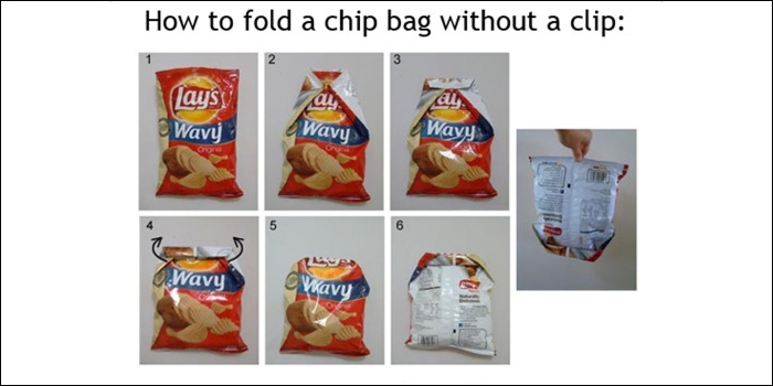 Surely You Just Fold Up A Half Eaten Pack Of Chips And Leave It Till Its Gone All Soft Right Heres How You Avoid That And Keep Your Chips As Good As Surely You Just Fold Up A Half Eaten Pack Of Chips And Leave It Till Its Gone All Soft Right Heres How You Avoid That And Keep Your Chips As Good As